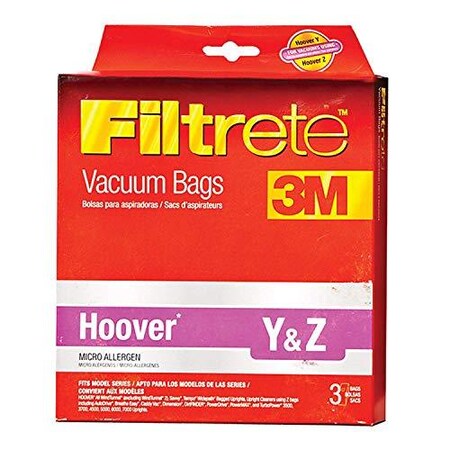 3M Filtrete Hoover Y And Z Micro Allergen Vacuum Bag 64702A-6